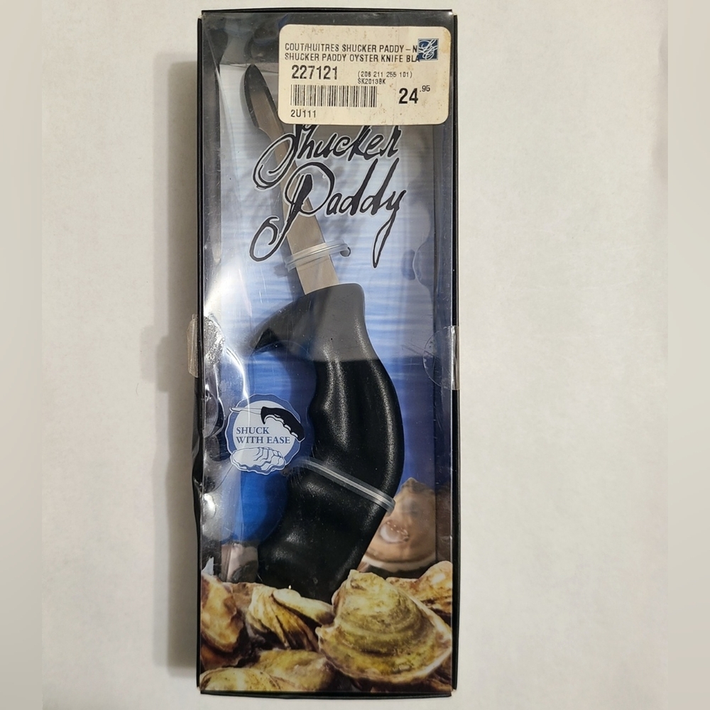 Black Universal Shucker Paddy Oyster Knife